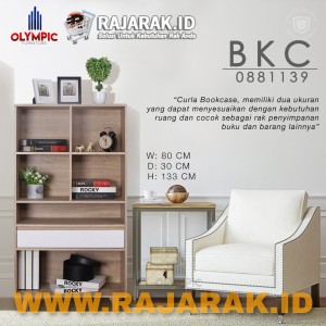  OLYMPIC  CURLA SERIES BOOKCASE RAK  BUKU  KECIL  BKC 0881239 