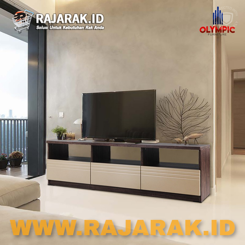  OLYMPIC  MEJA  TV  SERIES AUDIO VISUAL RACK RAK  TV  AVR 